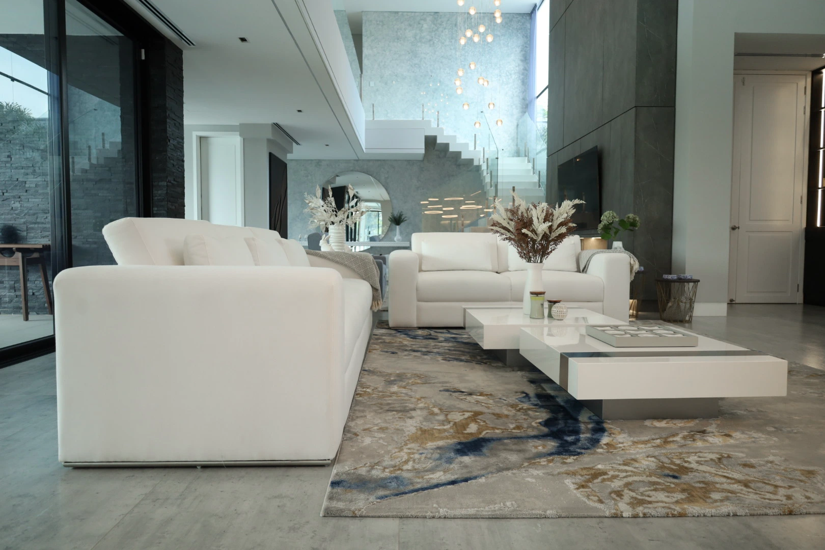 sala de estar sofá y mesa de centro malabar lakes